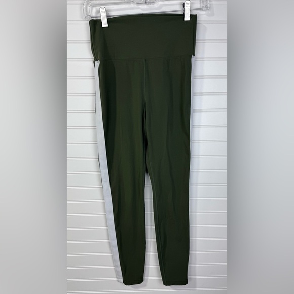 ZYIA green & white leggings. Size 4 - Picture 2 of 5